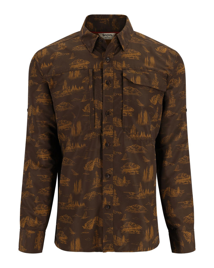 13645-1266-Guide-Shirt-Mannequin-F24-Front Hickory Mayfly Print