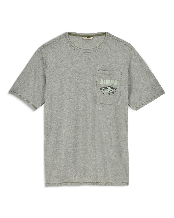 M's Harbor Lightweight Pocket T-Shirt Pinboard Front Willow-Heather