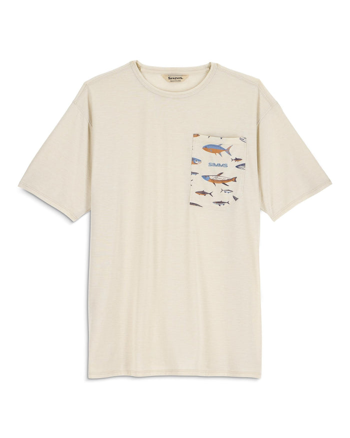 M's Harbor Lightweight Pocket T-Shirt Pinboard Front Burnished-Clay-Heather
