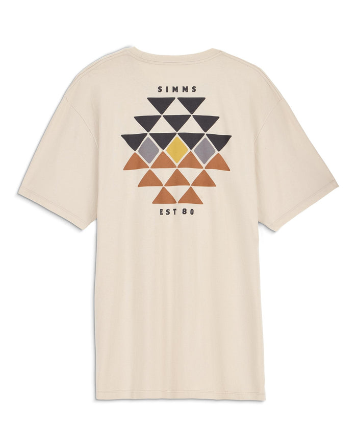 M's Lake Nomad T-Shirt Pinboard Back Natural