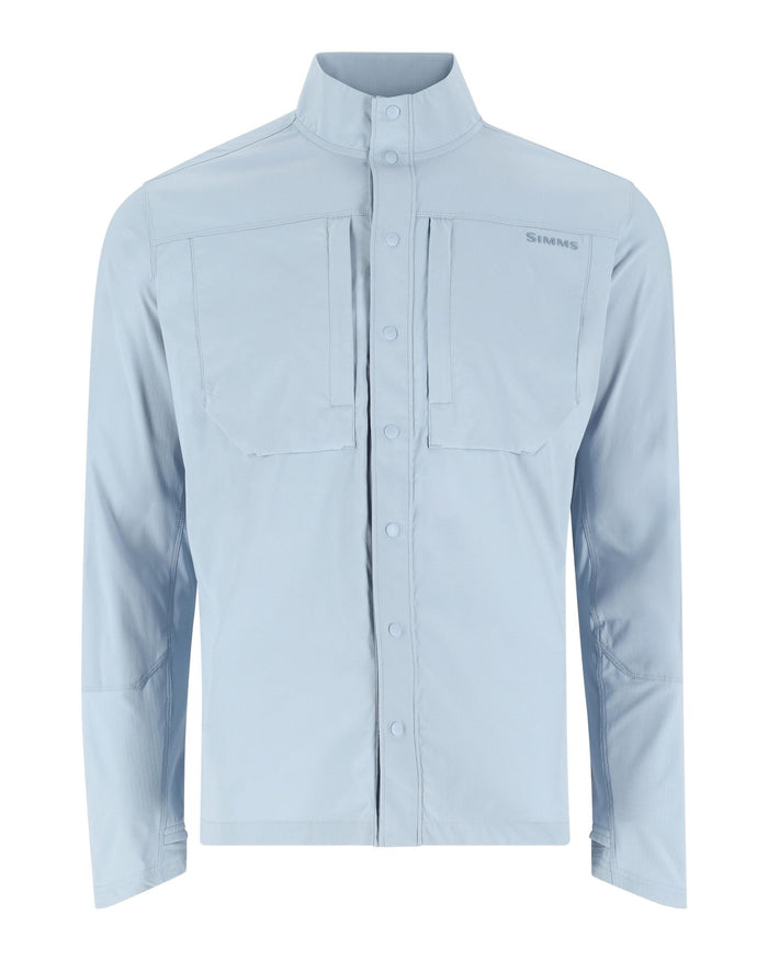 14112-881-Latitude-Bicomp-Shirt-Mannequin-S25-Front Steel Blue