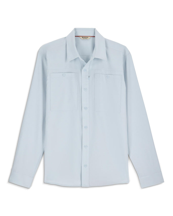 M's Launch LS Shirt Pinboard Front Bimini Blue Heather