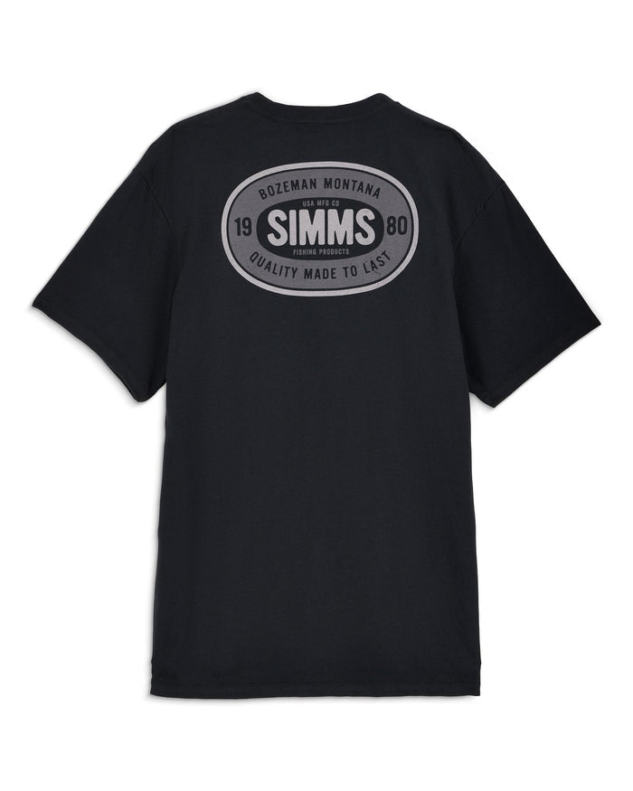 M's Quality Seal T-Shirt Pinboard Back Black