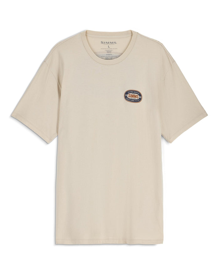 M's Quality Seal T-Shirt Pinboard Front Natural