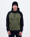 Men’s Recycled Fleece Riding Hoodie | Jones Men’s Recycled Fleece Riding Hoodie Jones Snowboards High Performance 7630949121868 J.26.FEM.FLH.GN.1XS.1