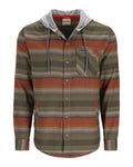 13562-1193-Santee-Flannel-Hoody-Mannequin-F23-front Clay/Cork Stripe