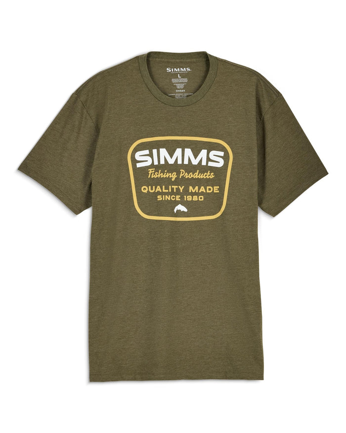 M's Stamp Lock Tech T-Shirt Pinboard Front Military Heather