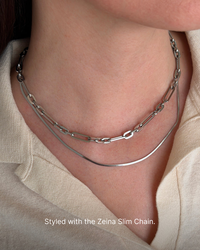 JENNY BIRD Waterproof Mercer Chain Silver Chain For Women