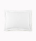 Mia Stonewashed Matelassé Sham, White
