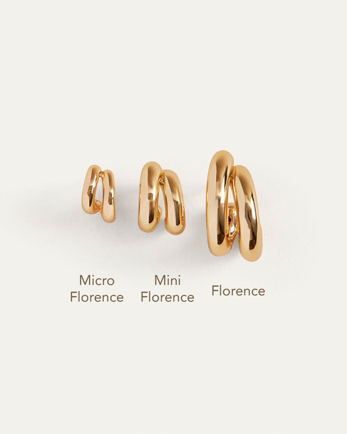JENNY BIRD Micro Florence Earrings - Set of 2 Two Tone Earrings For Women