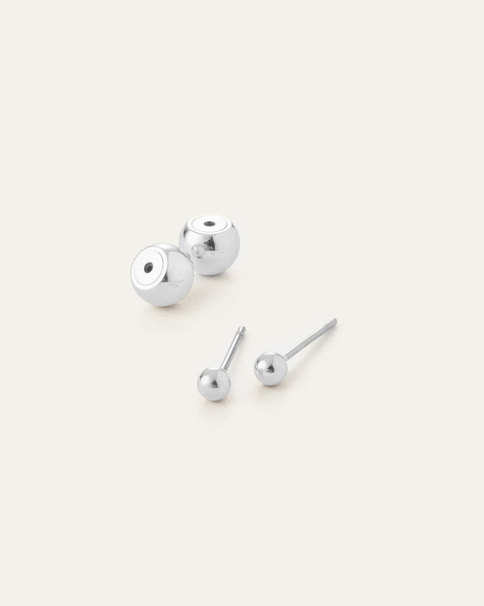 JENNY BIRD Waterproof Micro Stud Earrings Silver Stud Earrings For Women