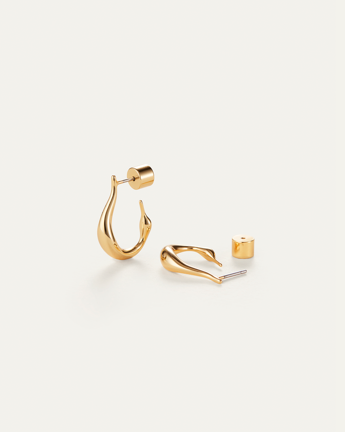 JENNY BIRD Mini Colette Hoop Earrings Gold Hoop Earrings For Women