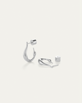 JENNY BIRD Mini Colette Hoop Earrings Silver Hoop Earrings For Women