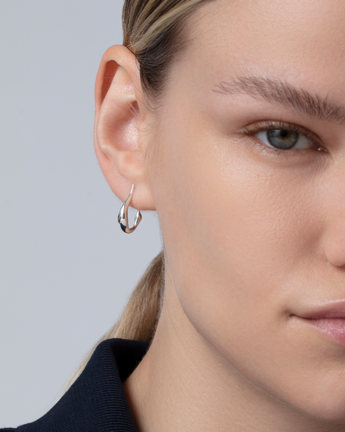 JENNY BIRD Mini Colette Hoop Earrings Silver Hoop Earrings For Women