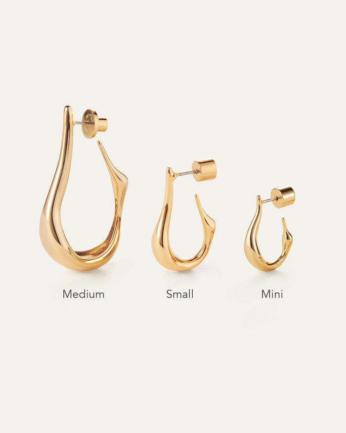 JENNY BIRD Mini Colette Hoop Earrings Gold Hoop Earrings For Women
