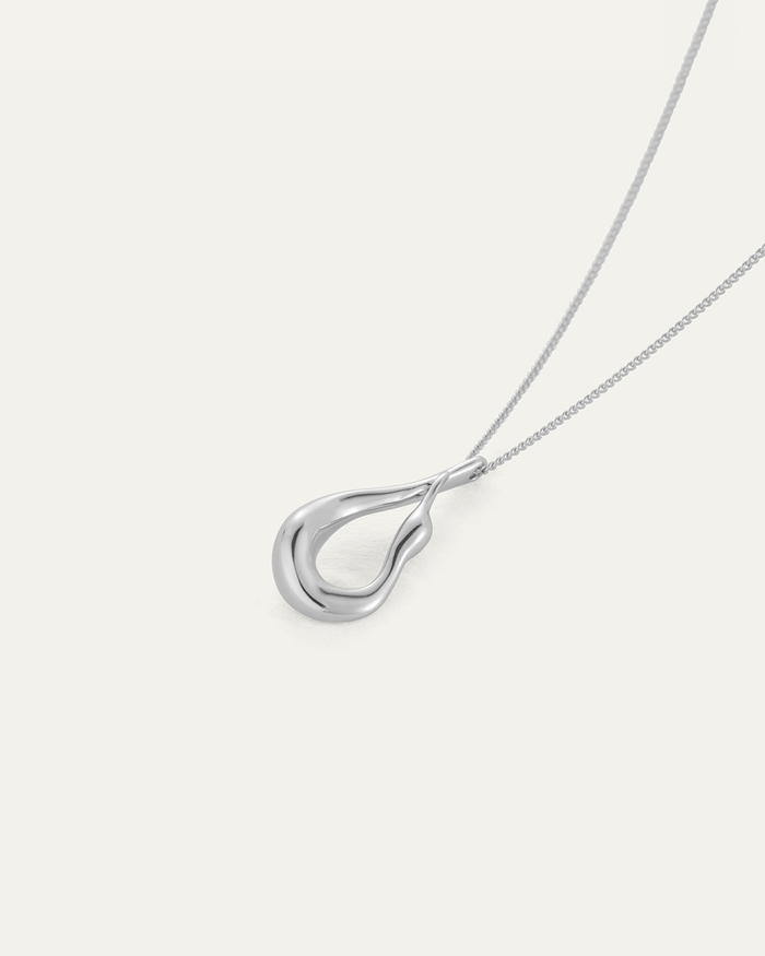 JENNY BIRD Mini Egret Pendant Necklace Silver Pendant Necklace For Women
