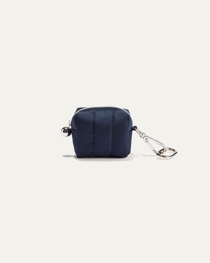 JENNY BIRD Mini Puffy Bag Charm Navy Charm For Women