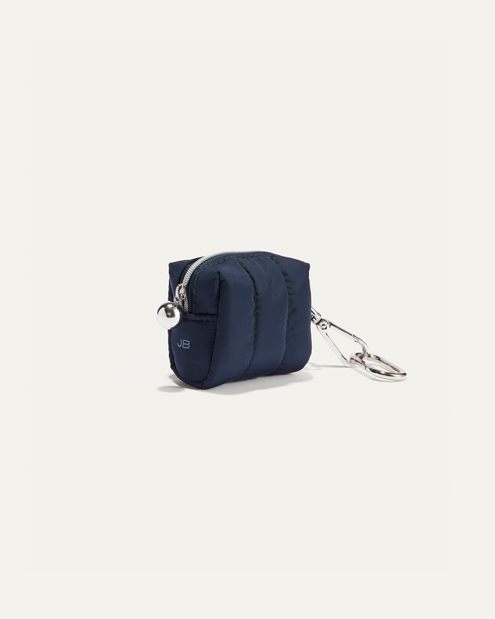 JENNY BIRD Mini Puffy Bag Charm Navy Charm For Women