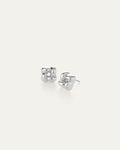 JENNY BIRD Mini Woven Square Earrings Silver Earrings For Women
