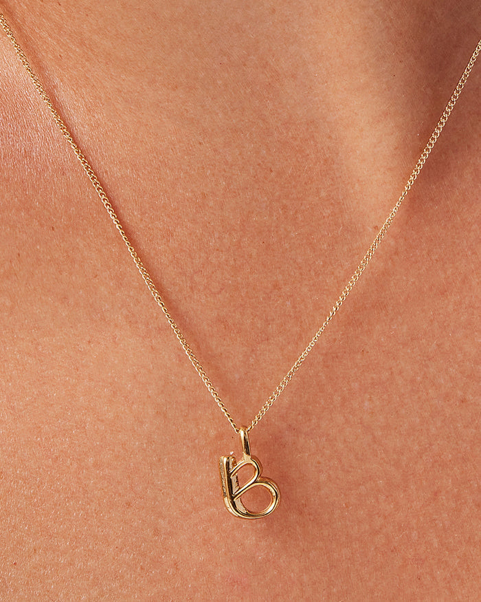 JENNY BIRD Waterproof Monogram Necklace - B Necklace For Women