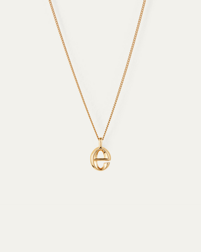 JENNY BIRD Waterproof Monogram Necklace - E Necklace For Women