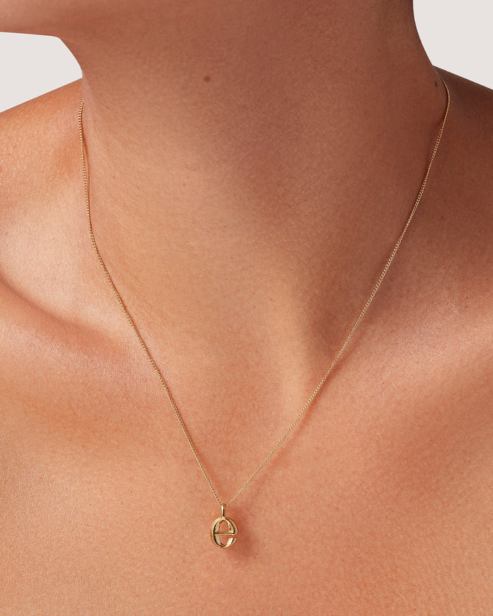 JENNY BIRD Waterproof Monogram Necklace - E Necklace For Women