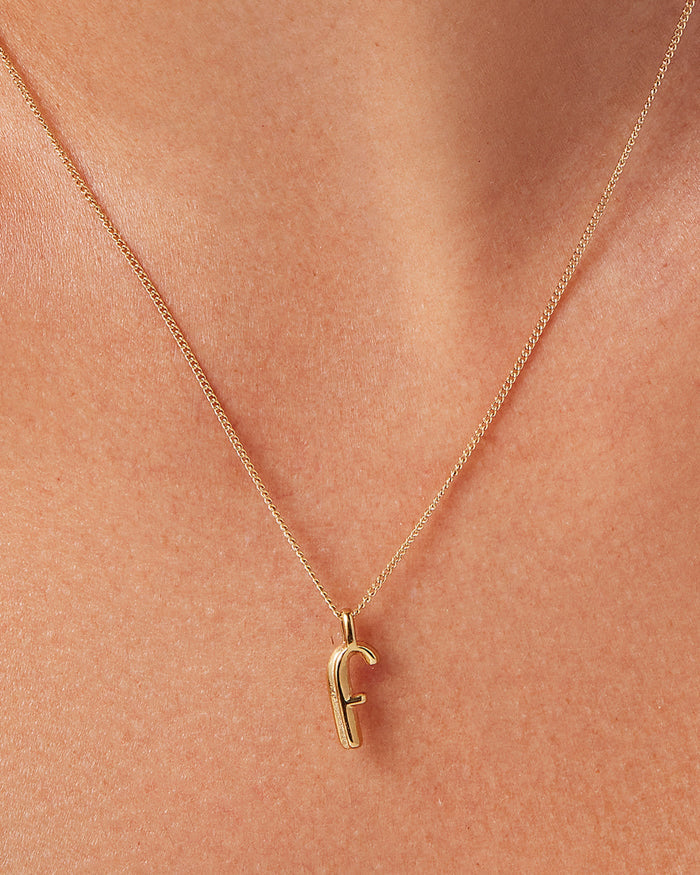 JENNY BIRD Waterproof Monogram Necklace - F Necklace For Women