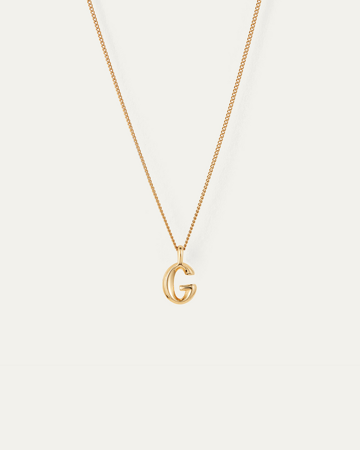 JENNY BIRD Waterproof Monogram Necklace - G Necklace For Women