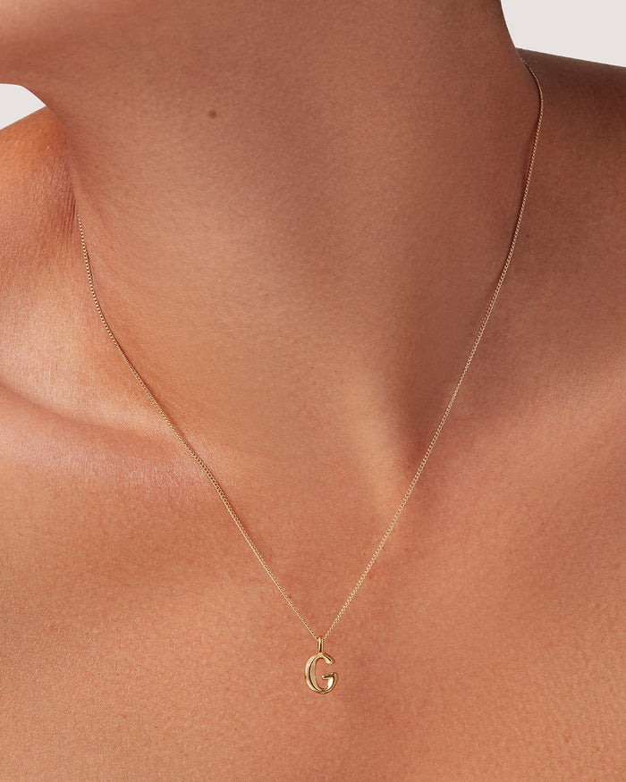 JENNY BIRD Waterproof Monogram Necklace - G Necklace For Women