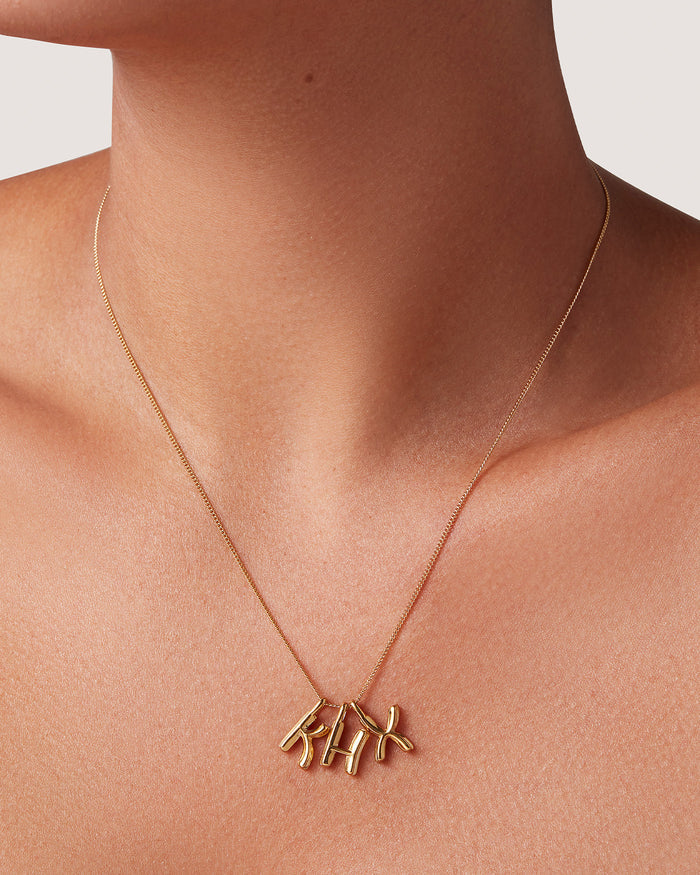 JENNY BIRD Waterproof Monogram Necklace - K Necklace For Women