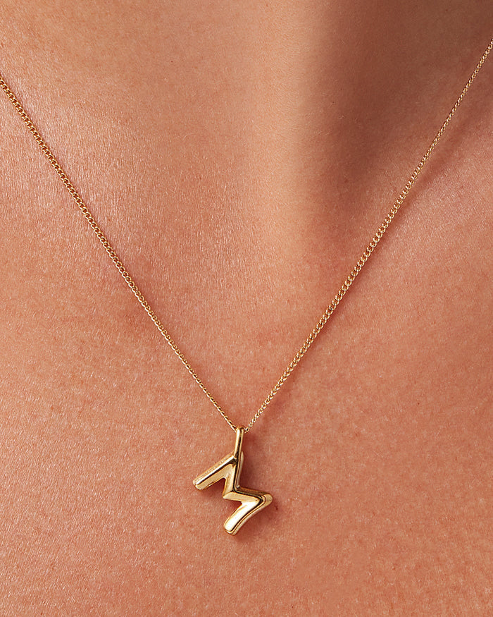 JENNY BIRD Waterproof Monogram Necklace - M Necklace For Women
