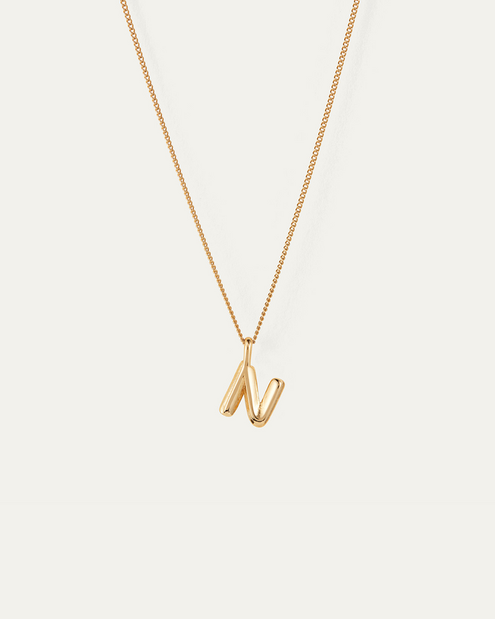 JENNY BIRD Waterproof Monogram Necklace - N Necklace For Women