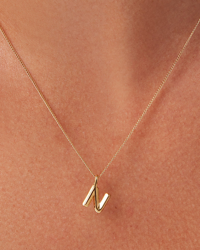 JENNY BIRD Waterproof Monogram Necklace - N Necklace For Women