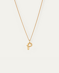 JENNY BIRD Waterproof Monogram Necklace - P Necklace For Women