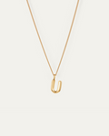 JENNY BIRD Waterproof Monogram Necklace - U Necklace For Women