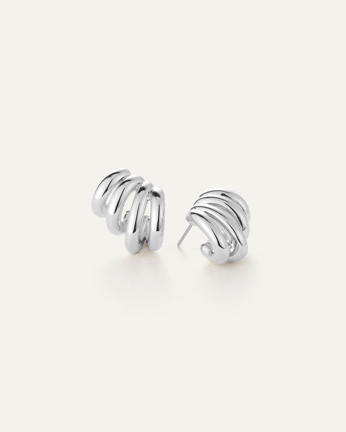 JENNY BIRD Monroe Earrings Silver Earrings For Women