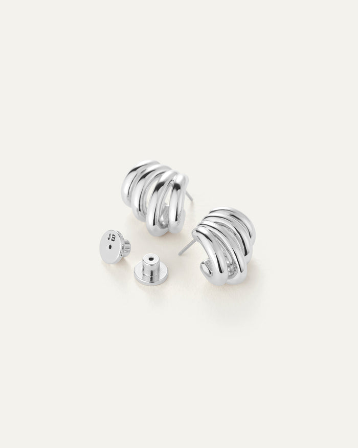 JENNY BIRD Monroe Earrings Silver Earrings For Women