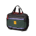 Quarter View of Topo Designs Mountain Cross Bag in "Grid / Very Peri"