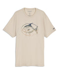 M’s Salt Catch T-Shirt Pinboard Front Natural