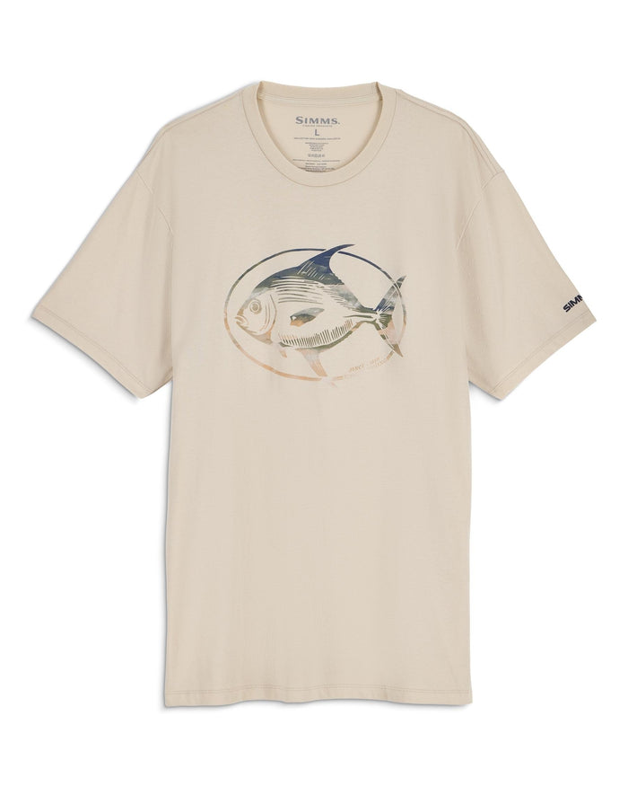 M’s Salt Catch T-Shirt Pinboard Front Natural