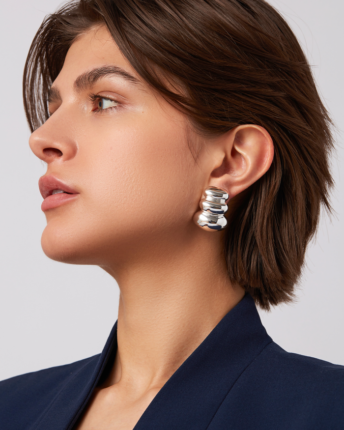 JENNY BIRD Non-Stop Earrings Silver Earrings For Women