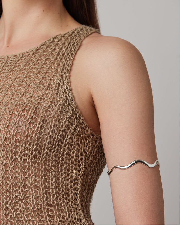JENNY BIRD Ola Arm Cuff Silver Arm Cuff For Women