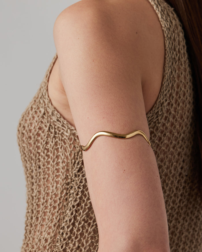 JENNY BIRD Ola Arm Cuff Gold Arm Cuff For Women