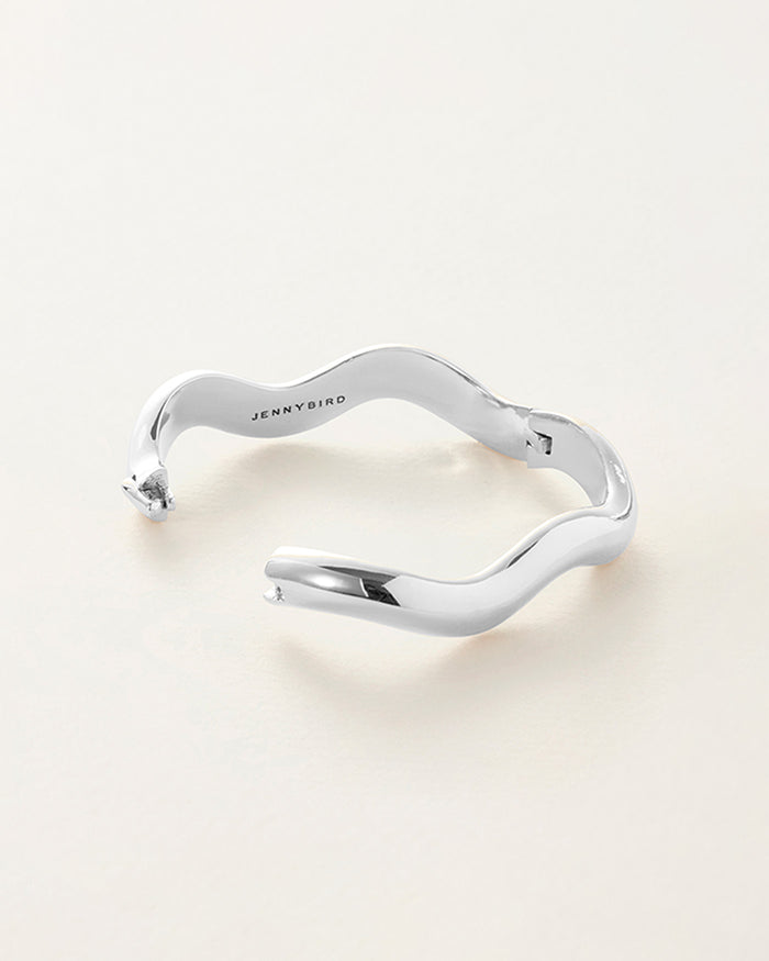 JENNY BIRD Waterproof Ola Bangle Silver Bangle For Women