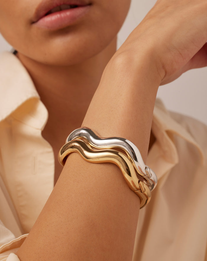JENNY BIRD Waterproof Ola Bangle Gold Bangle For Women