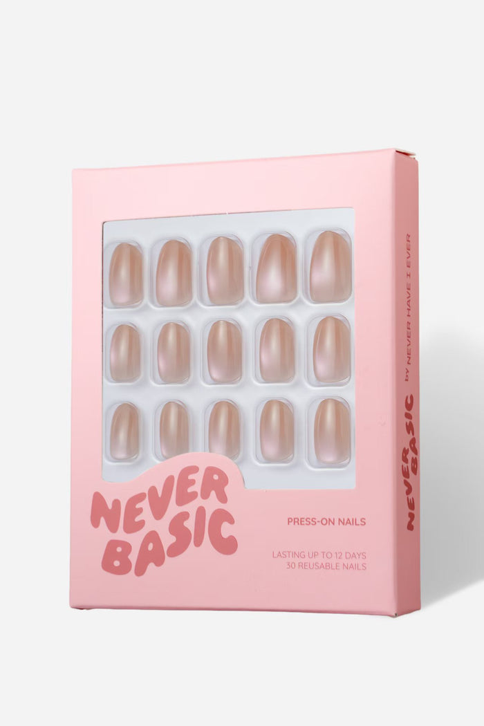 Ombre Pink - Short Oval Press-on Nails