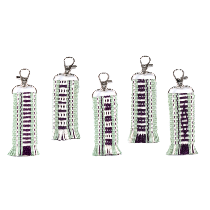 Beginning Inkle Weaving keychains