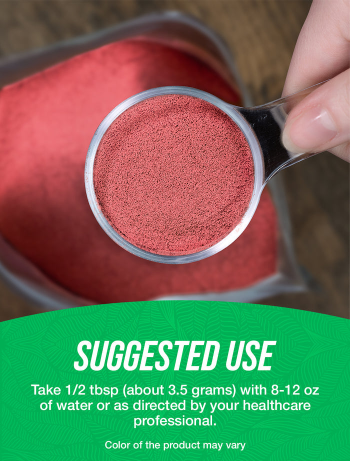 Organic beet root powder suggested use image