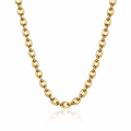 Oval Link Choker Necklace