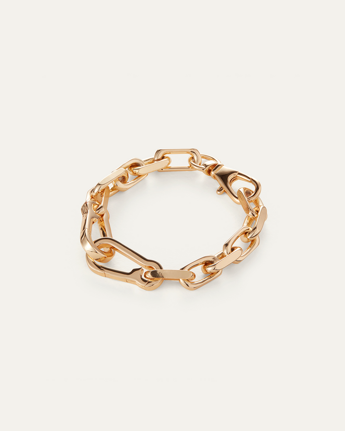 JENNY BIRD Padlock Heart Chain Bracelet Gold Chain Bracelet For Women